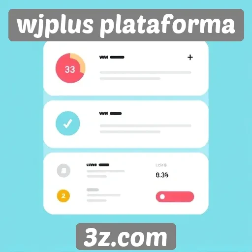 análise da interface do usuário da wjplus plataforma